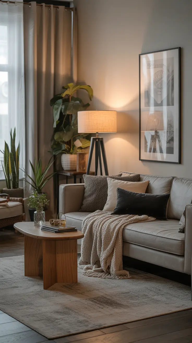 Cozy Gray Sofa Styling