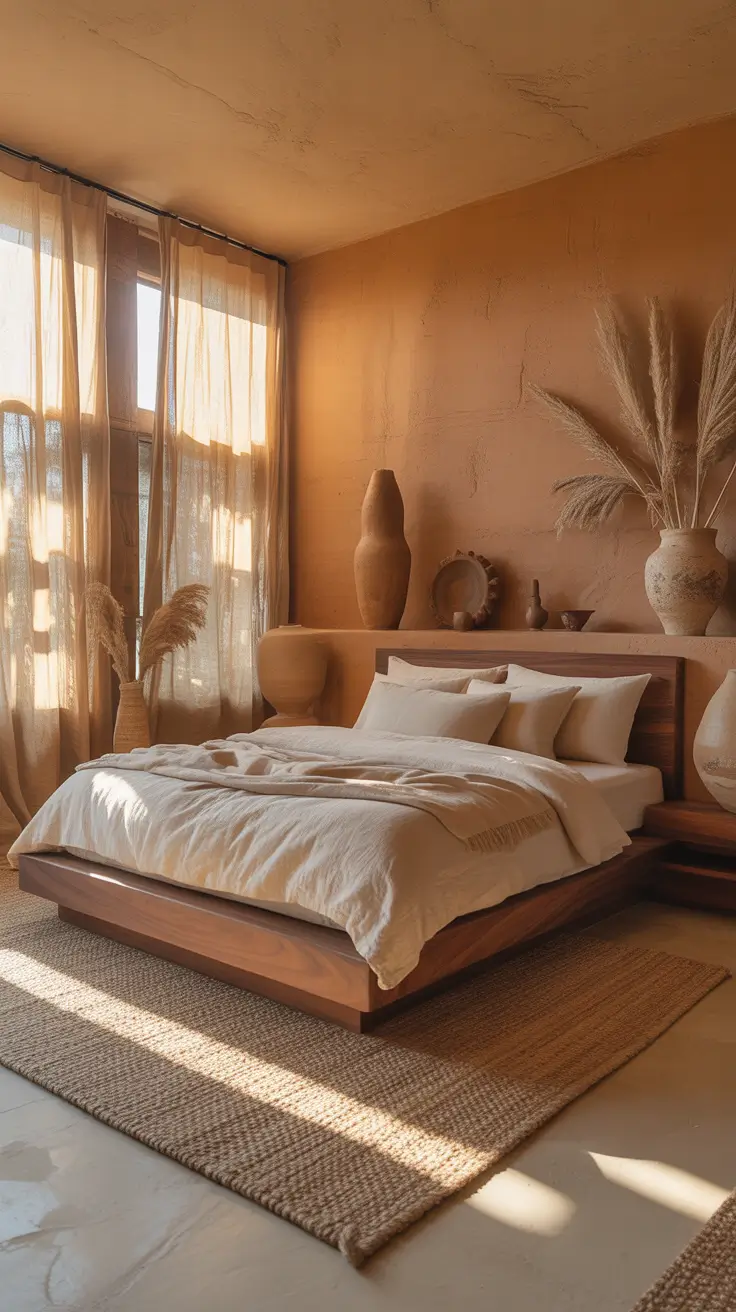 Earth-Toned Bedroom Layout 2026