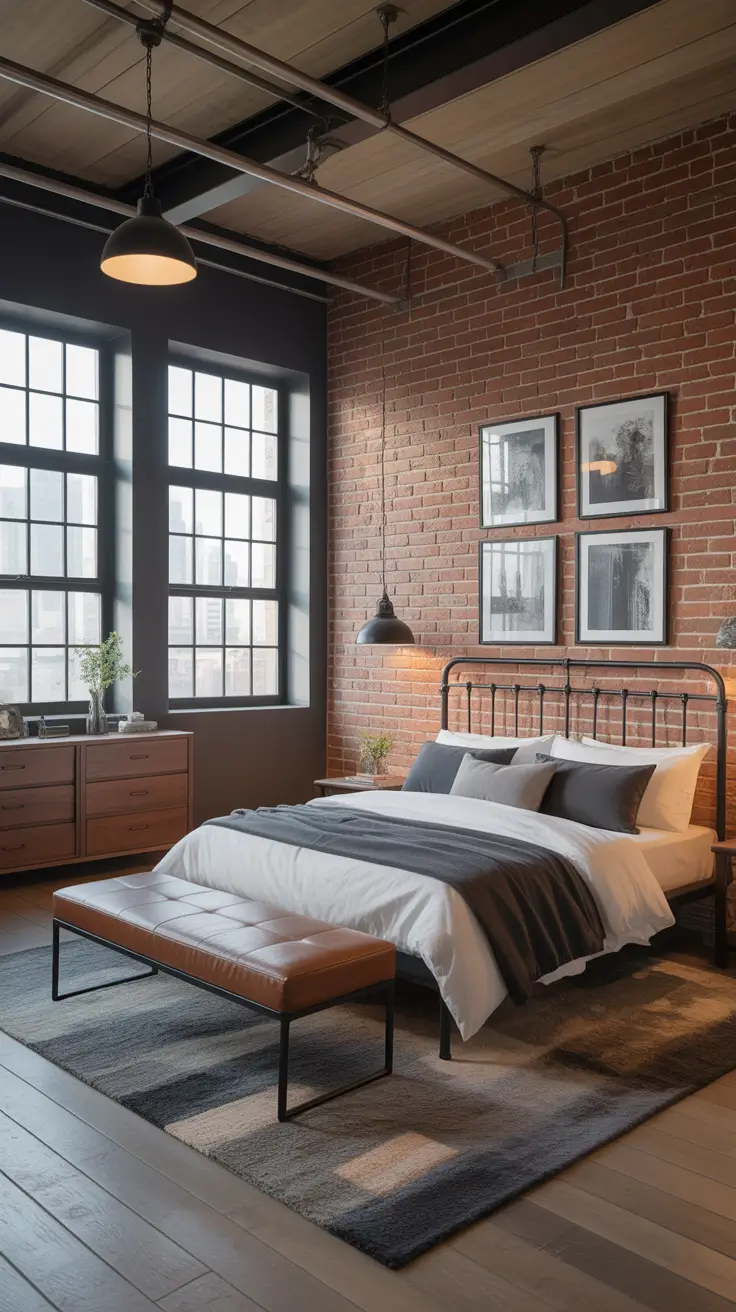 Industrial Loft Bedroom Layout 2026