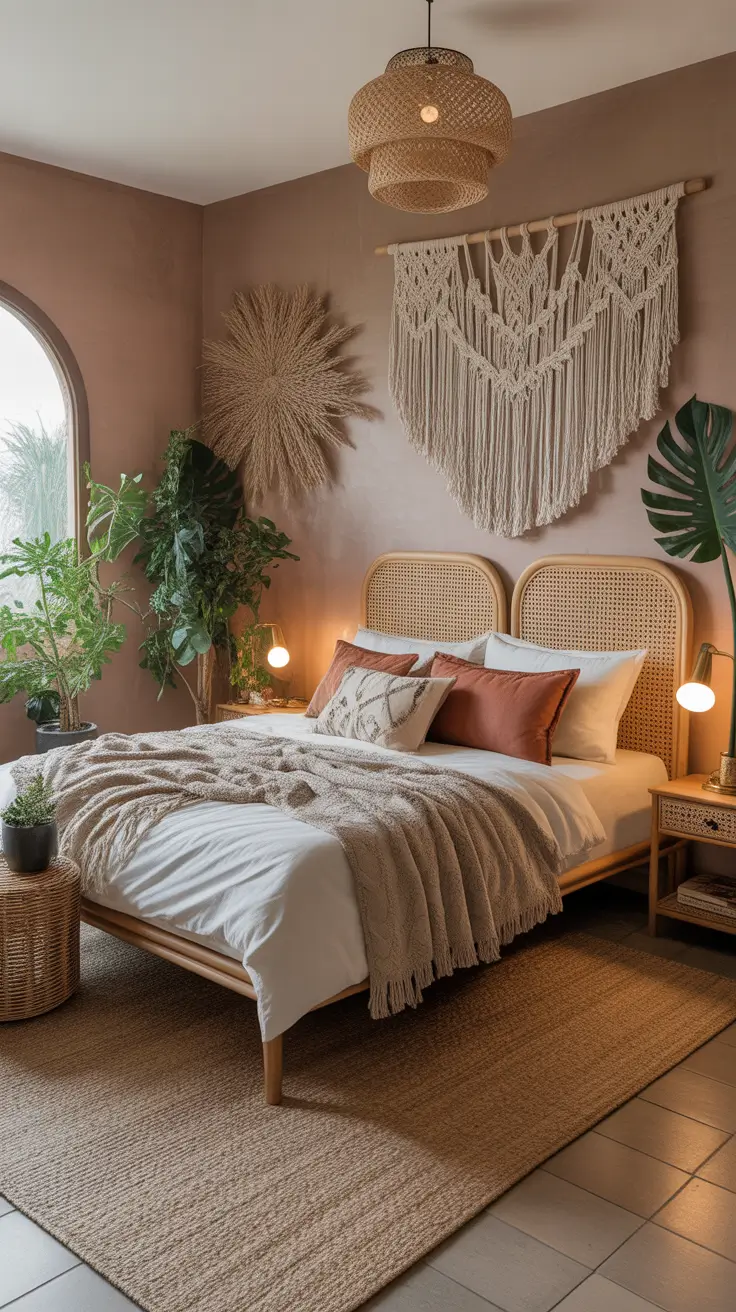 Modern Boho Bedroom Layout 2026