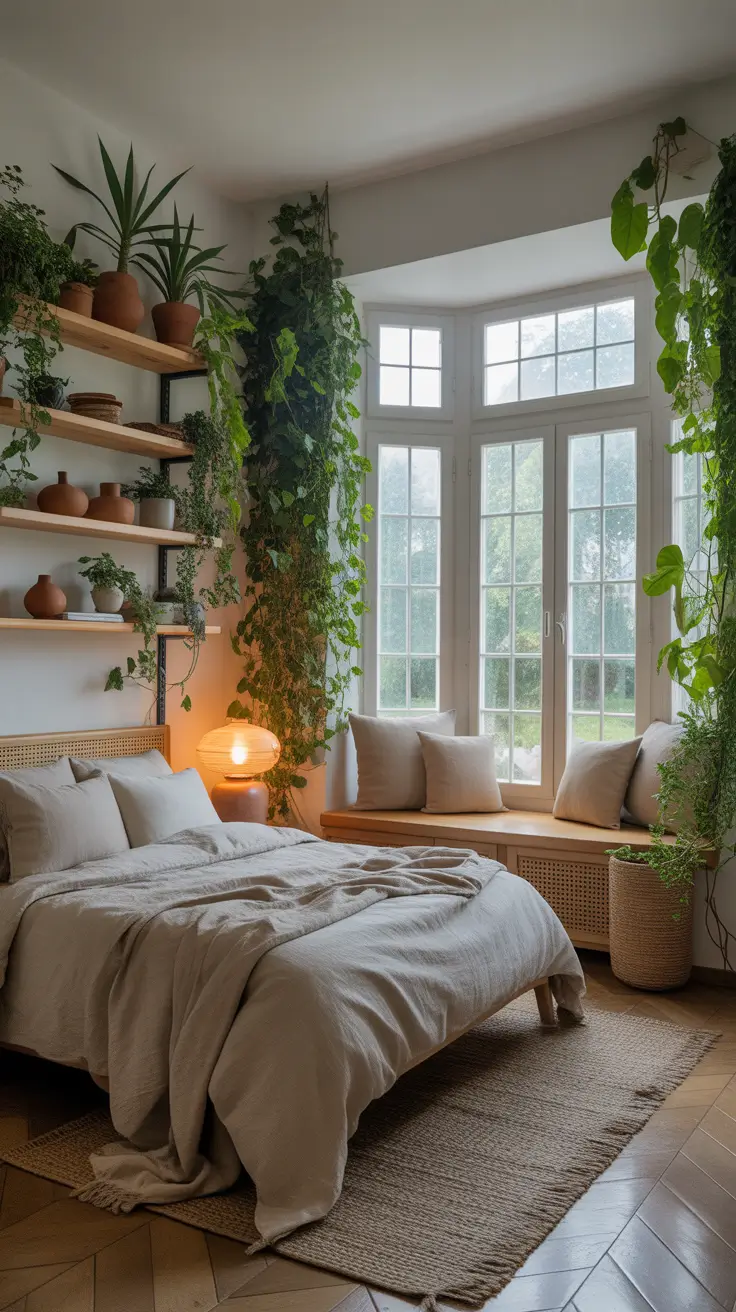 Biophilic Bedroom Layout 2026