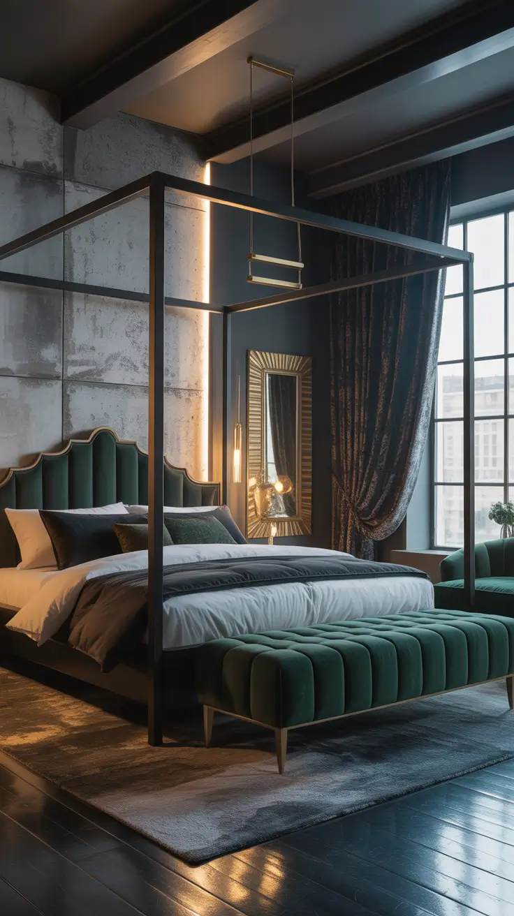Industrial Glam Bedroom Layout 2026