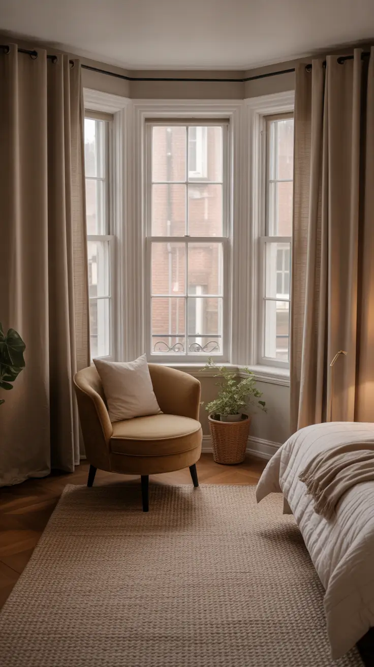 Metallic Accents Bedroom Layout 2026