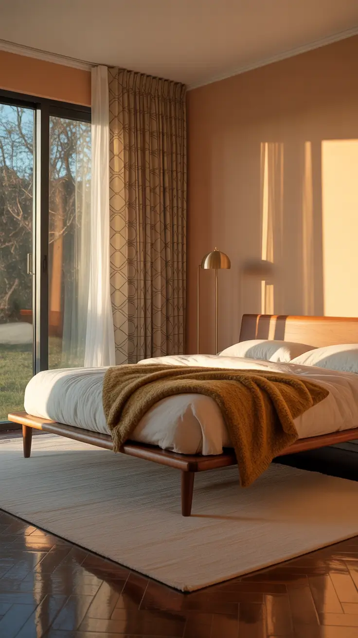 Mid-Century Modern Bedroom Design