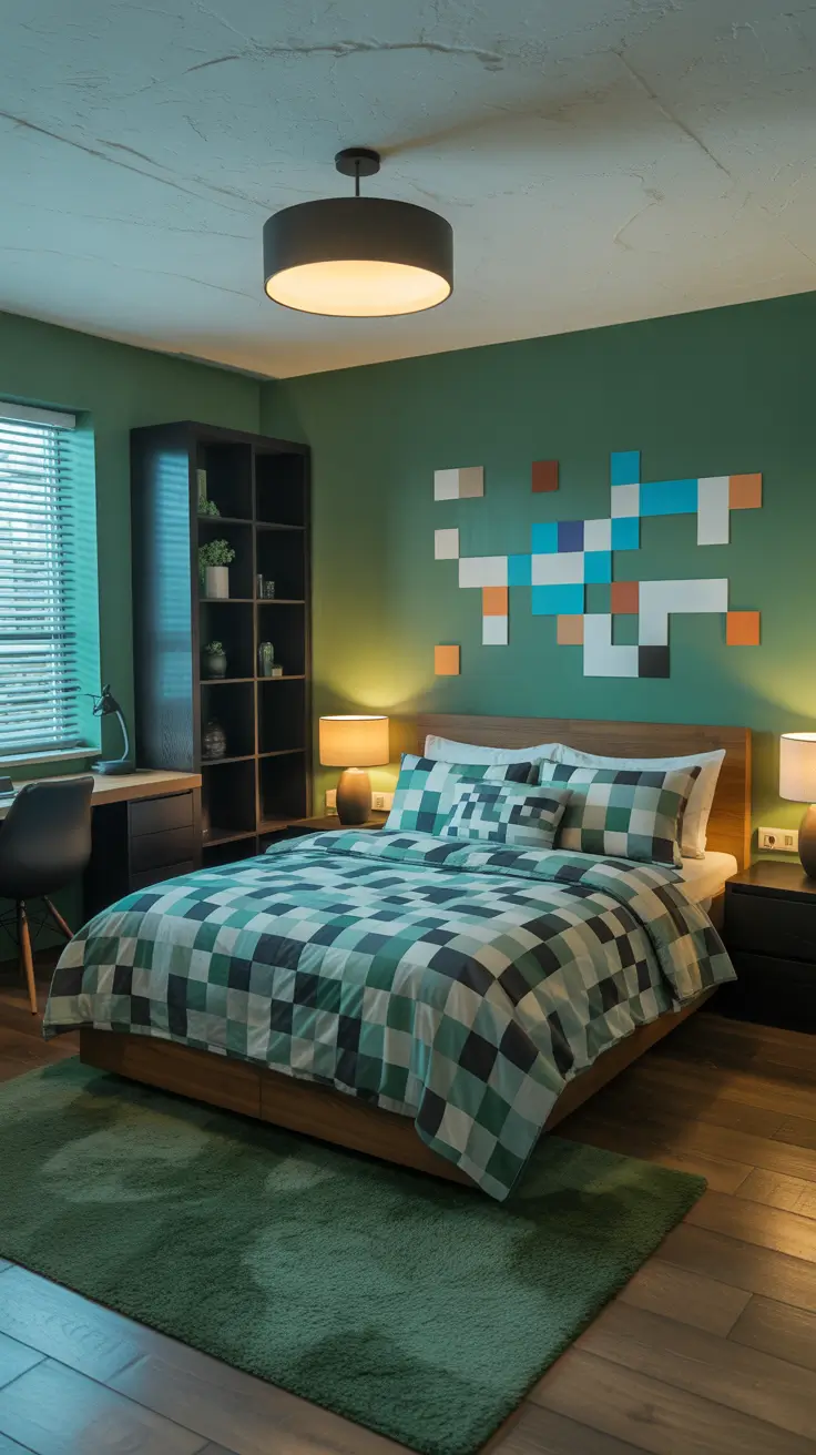 Minecraft Inspired Bedroom