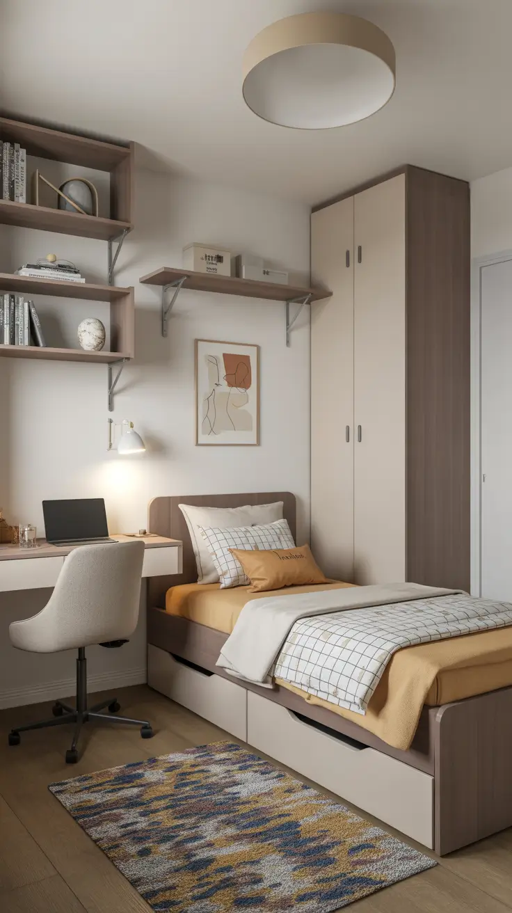 Single Bed with Storage