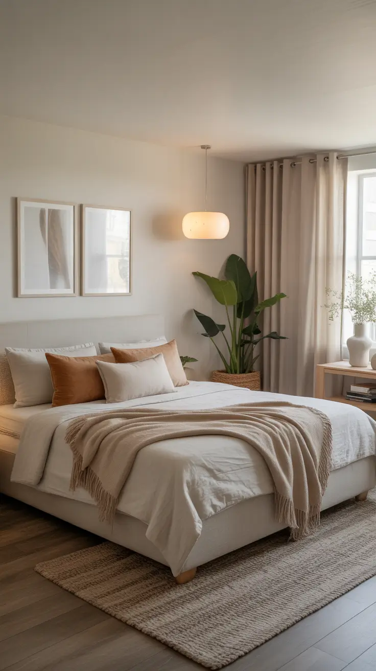 Textile Layering in Bedroom