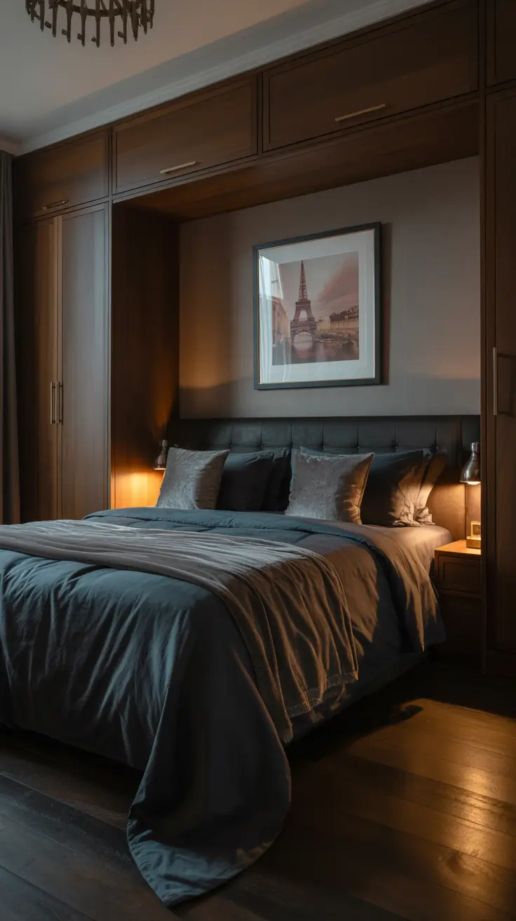 Romantic Dark Bedroom