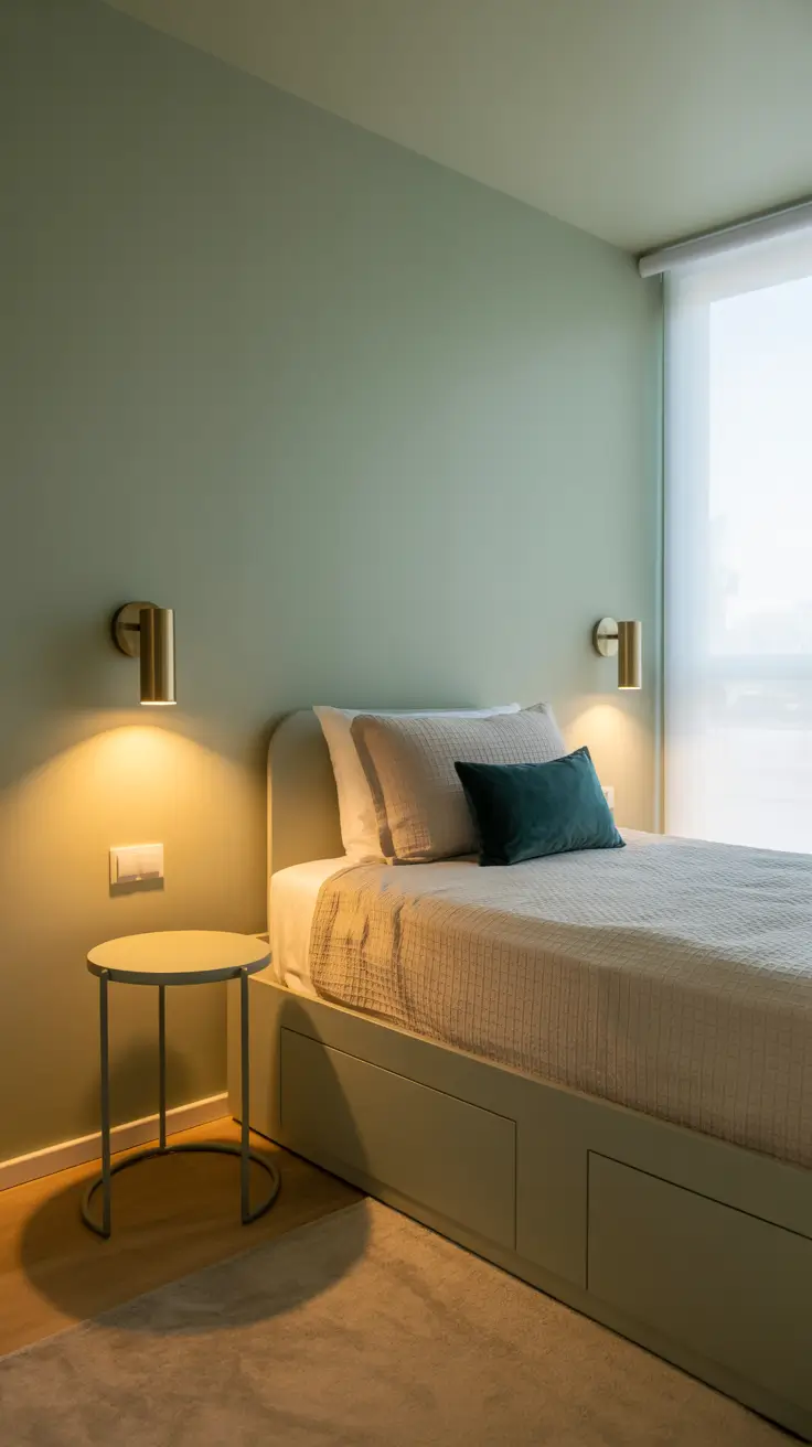 Compact Single Bed Setup