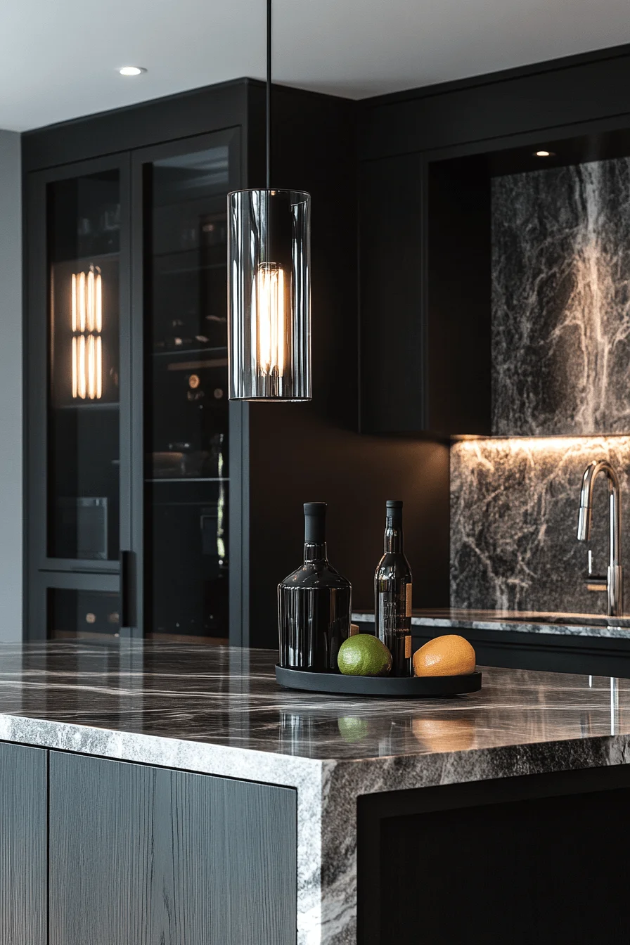 monochrome luxury interior