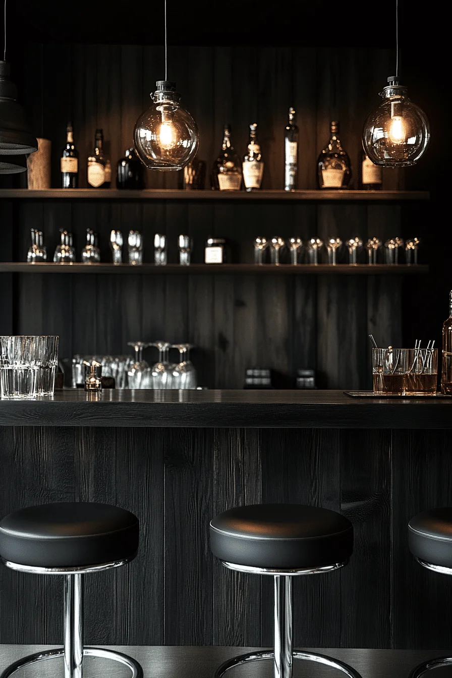 chrome minimalism interior