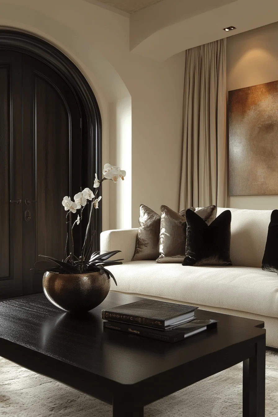 soft geometry luxury interior