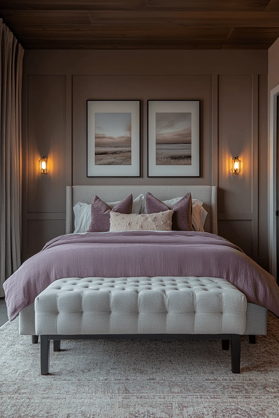 dark feminine bedroom