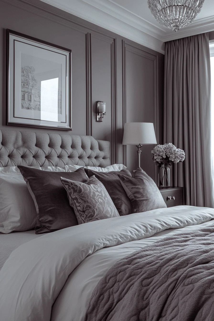 dark feminine bedroom