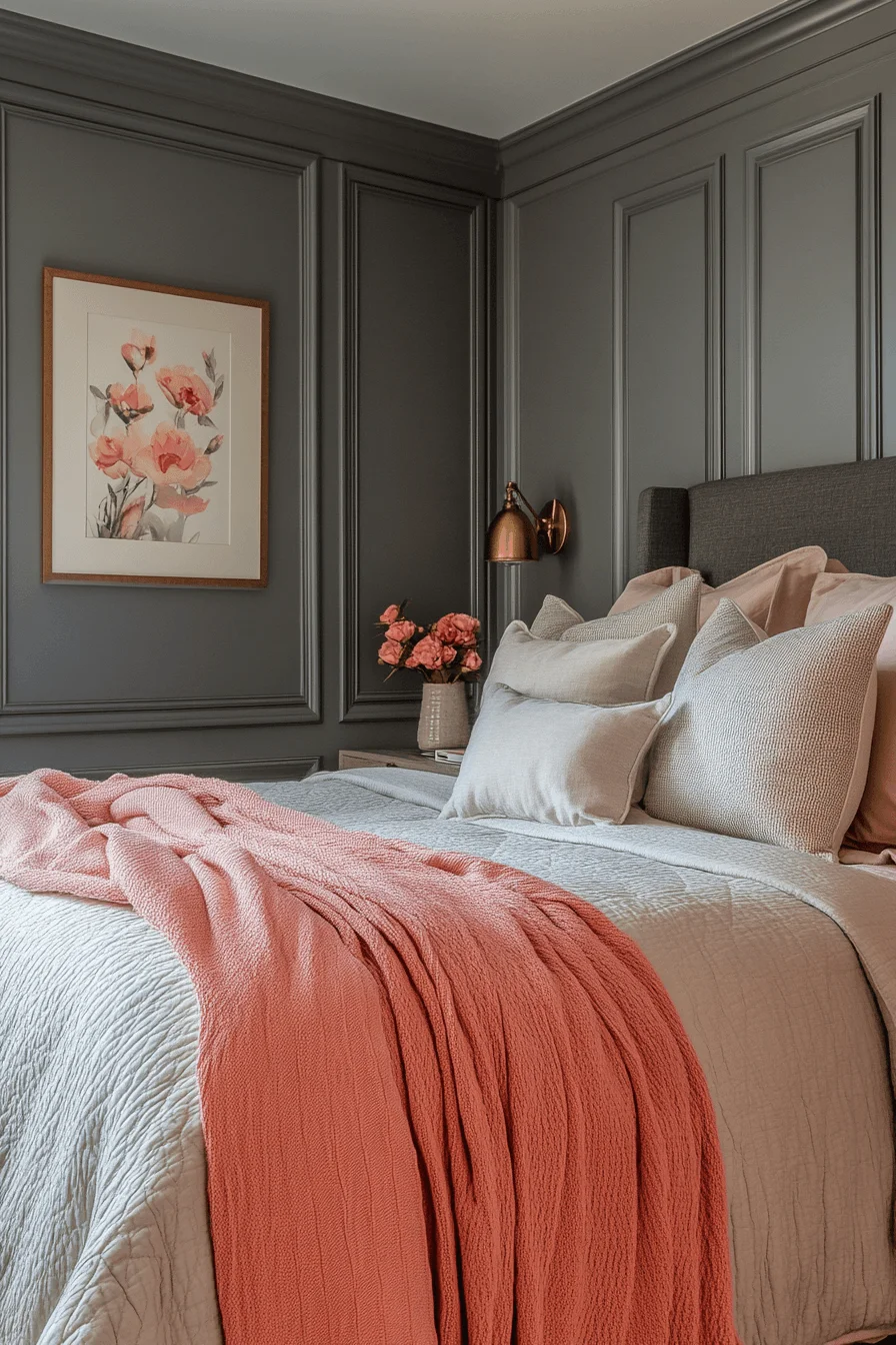 dark feminine bedroom