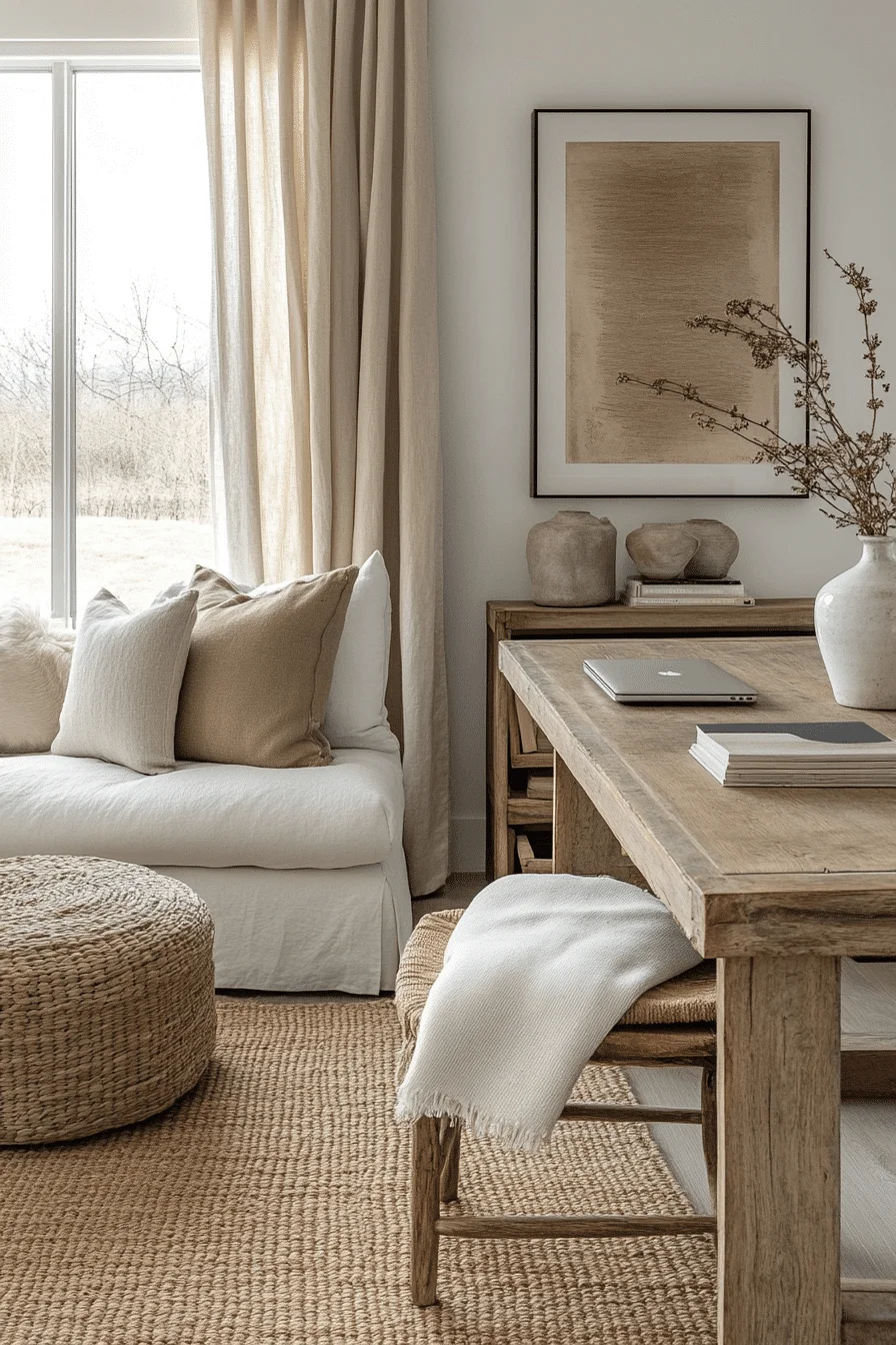 layered textures in office