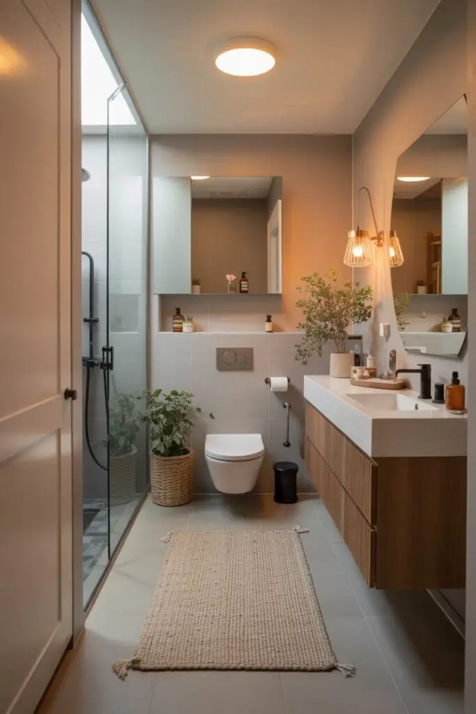 Step Three Work with Your Bathroom's Shape