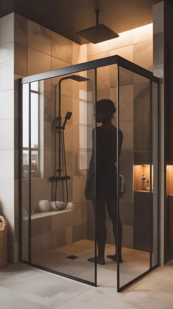 Disadvantages of Glass Shower Doors - Privacy Privacy Concerns: Transparency Isn't Always a Plus