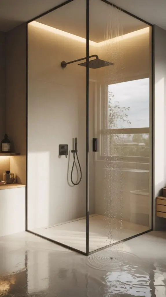 Partial Glass Panels (aka Shower Screens)