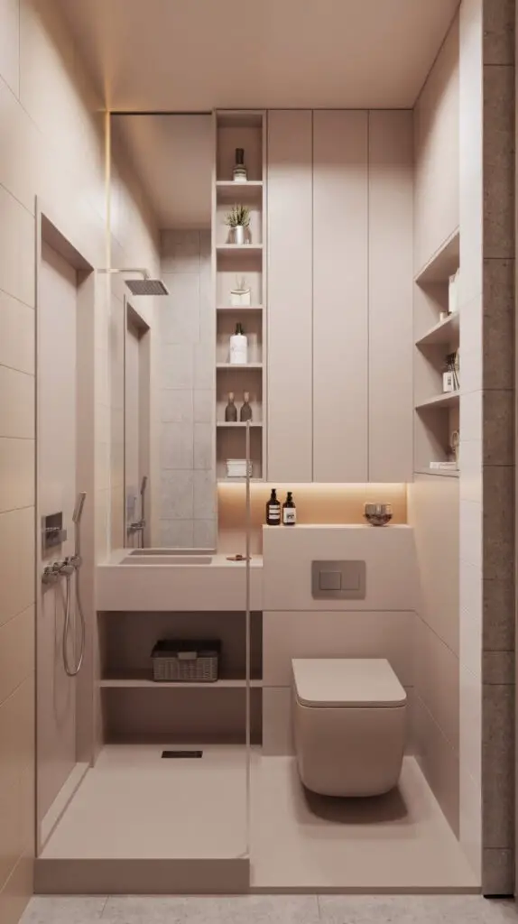 Maximize Compact Bathrooms by Going Vertical