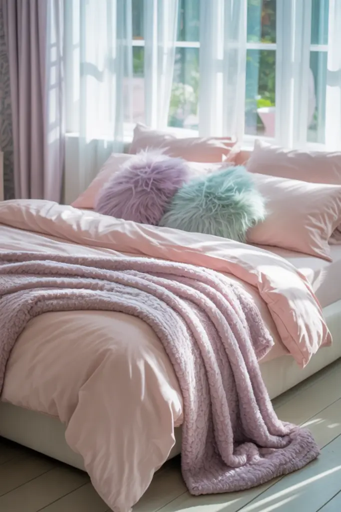 Elevate Comfort with Pastel Bedding