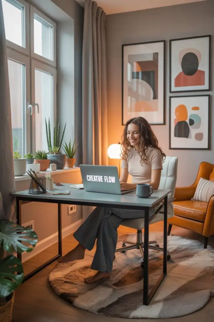 Personal Touches: Art and Greenery