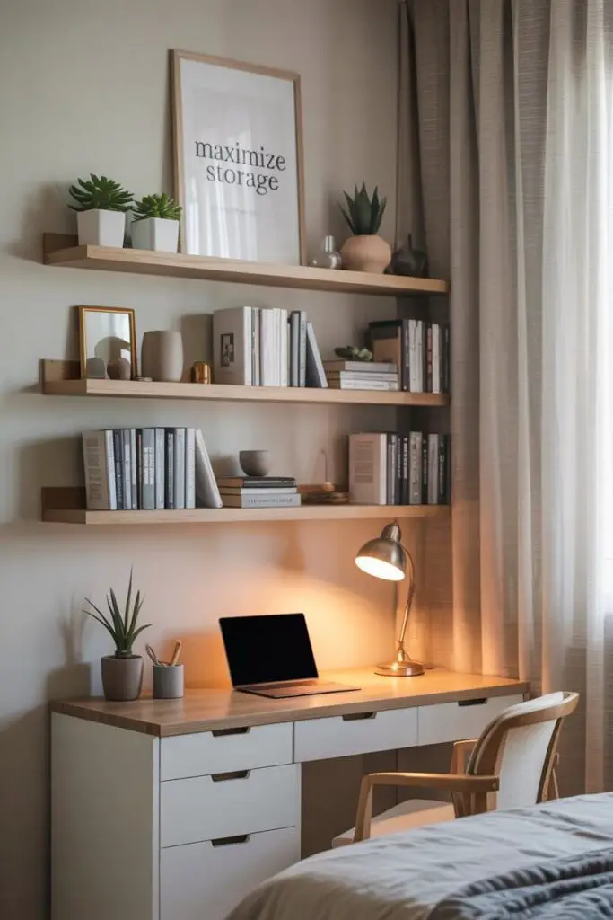 Utilize Floating Shelves