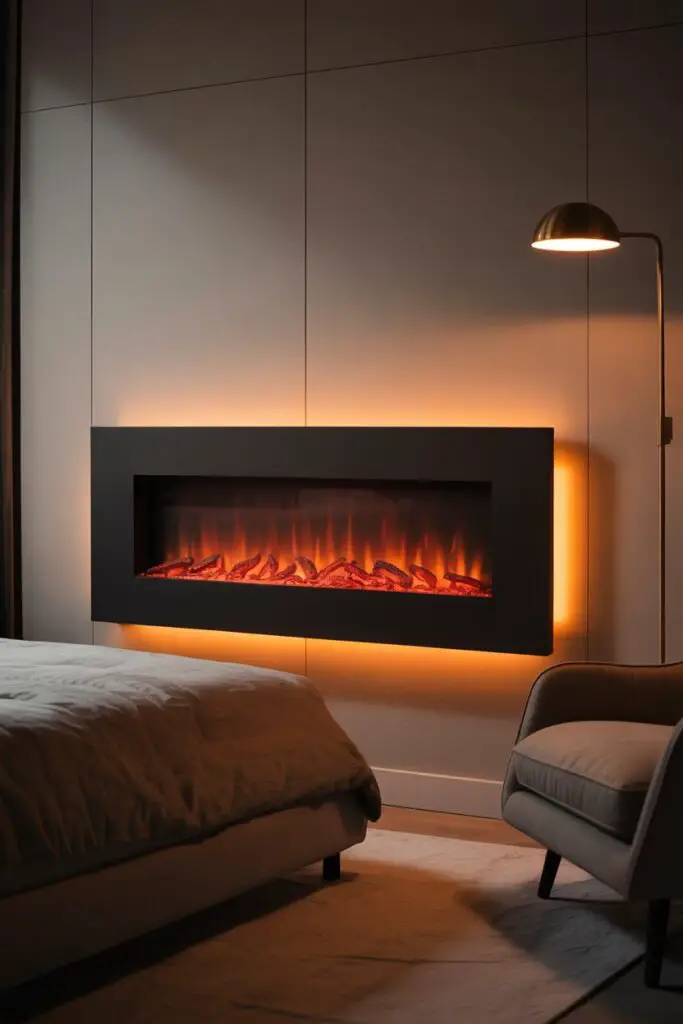 Electric Fireplaces Mounted on the Wall