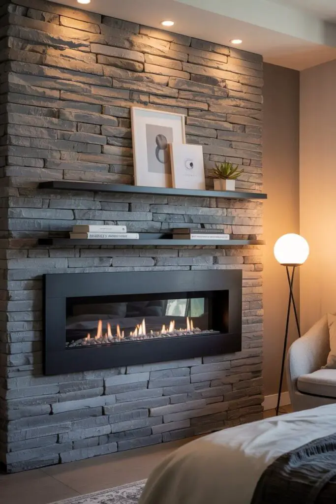 Fireplaces Embedded in Statement Walls