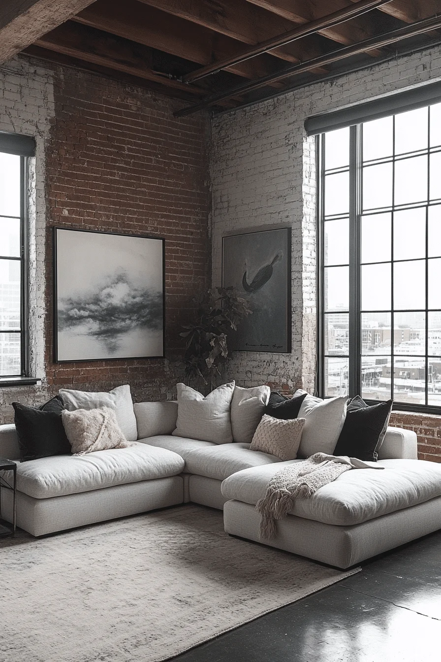 urban chic sectional sofa