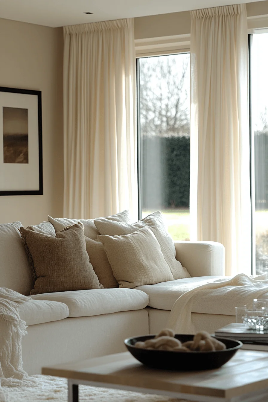 cream sofa living room