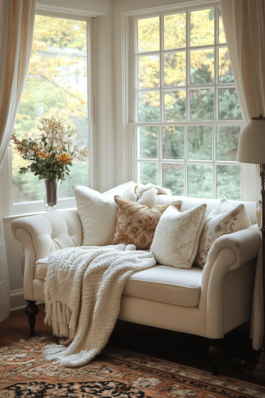cream sofa living room