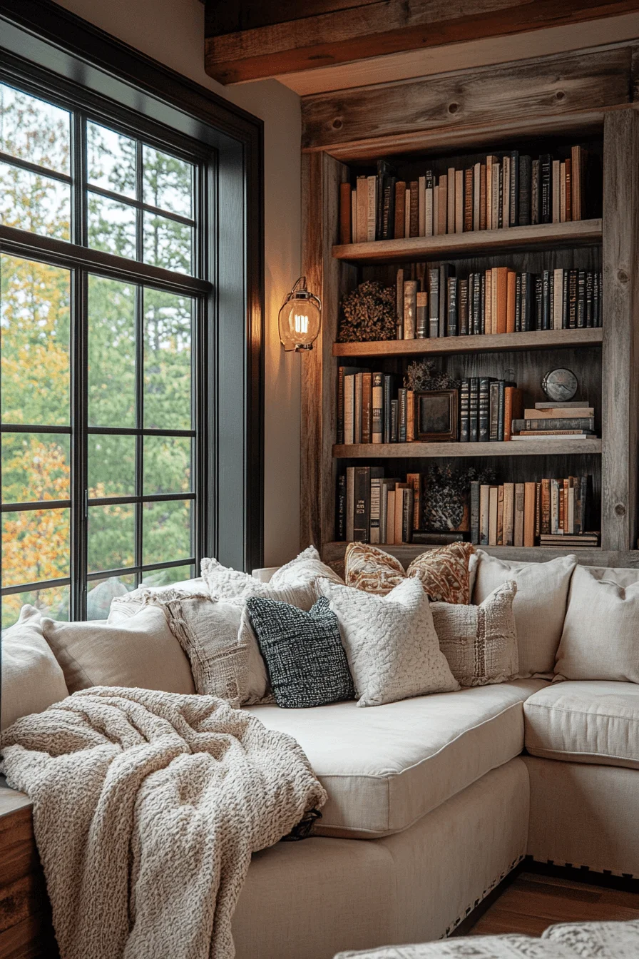 cream sofa living room
