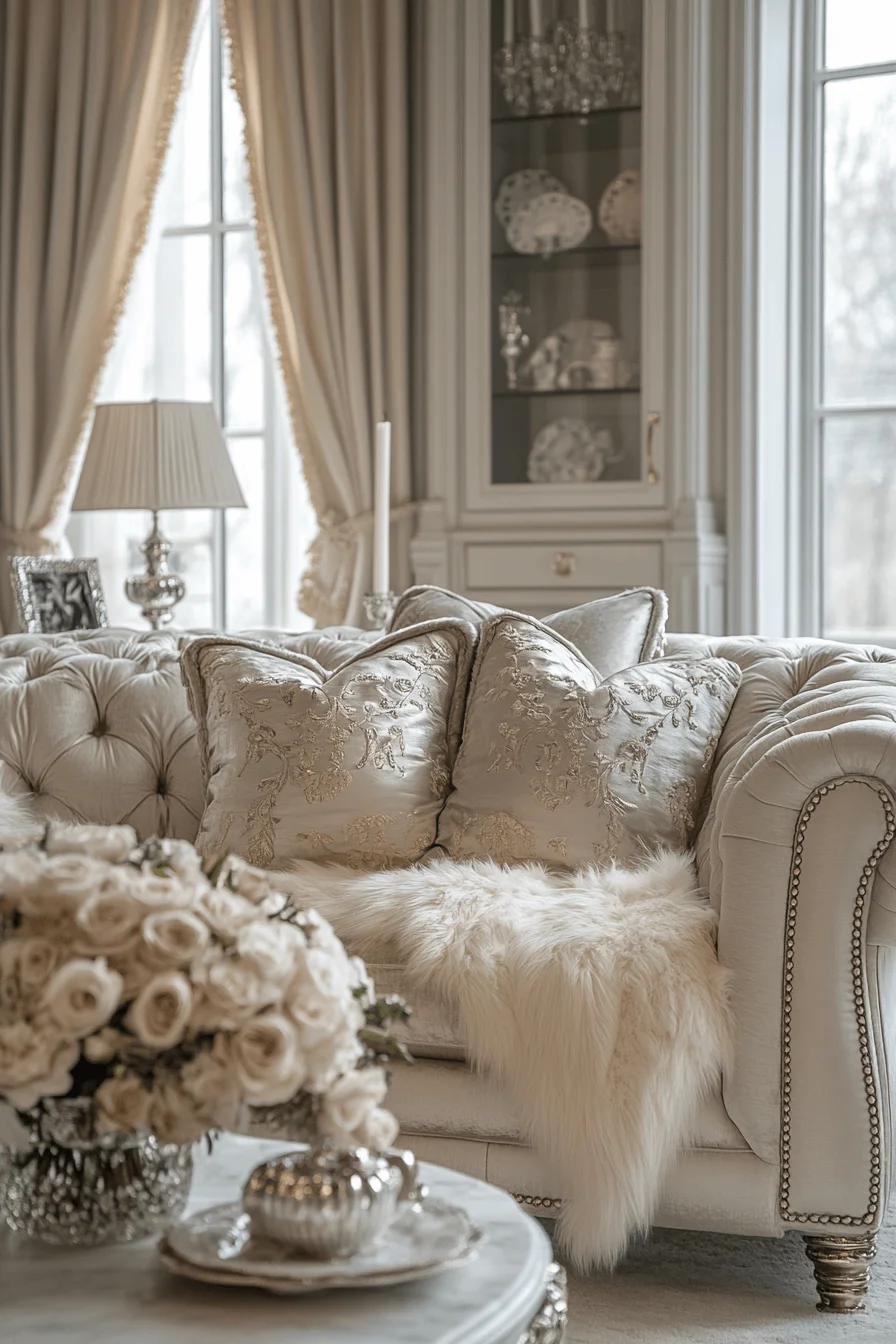cream sofa living room