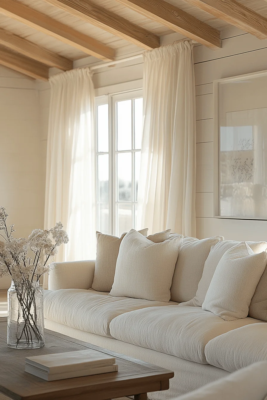 cream sofa living room