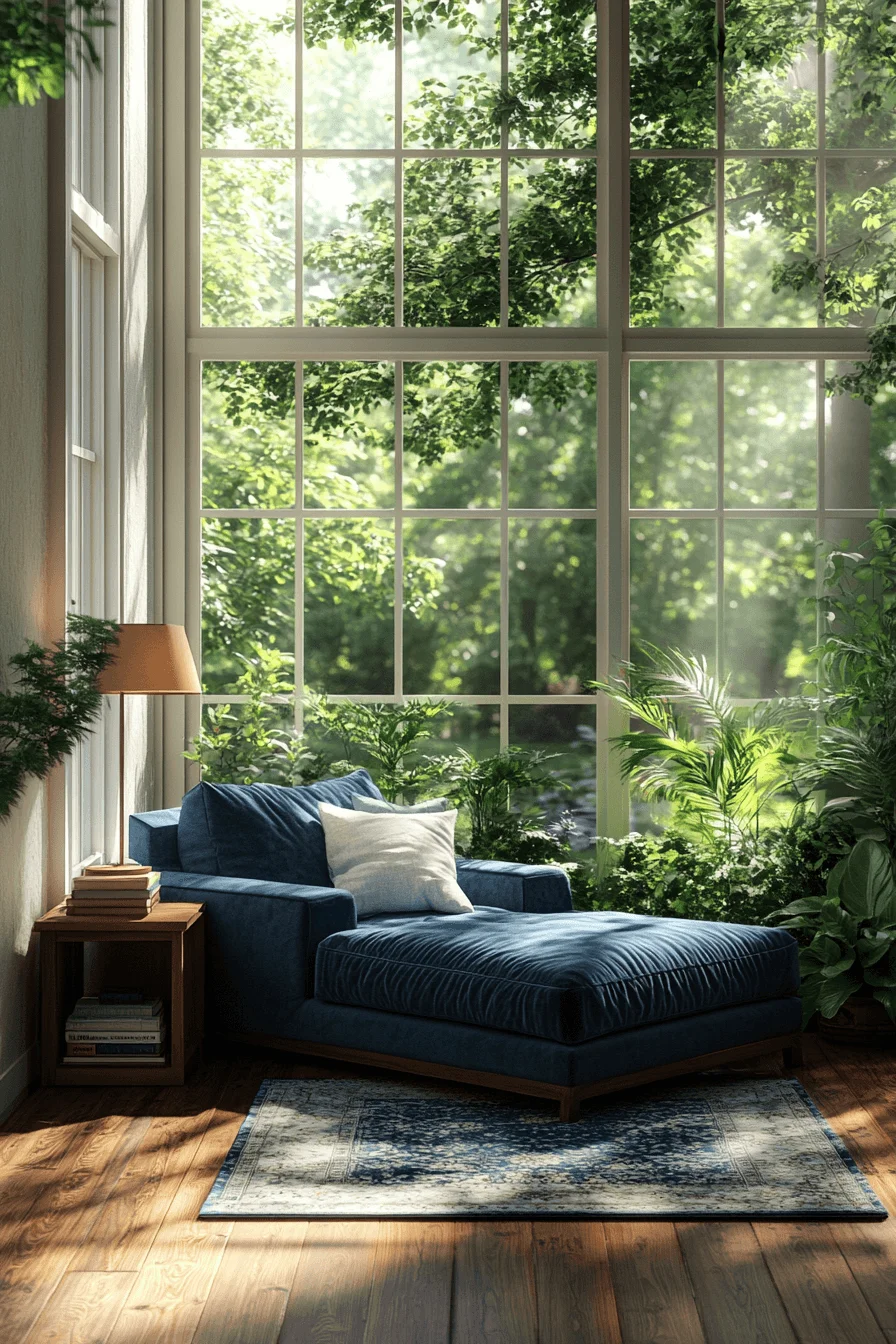 dark sofa living room