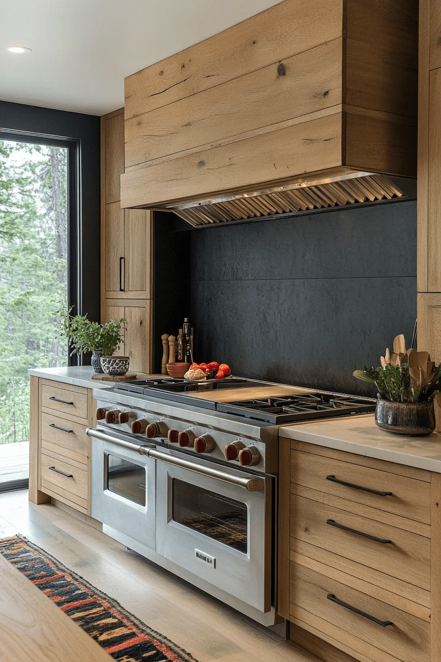 primal natural oak kitchen cabinets