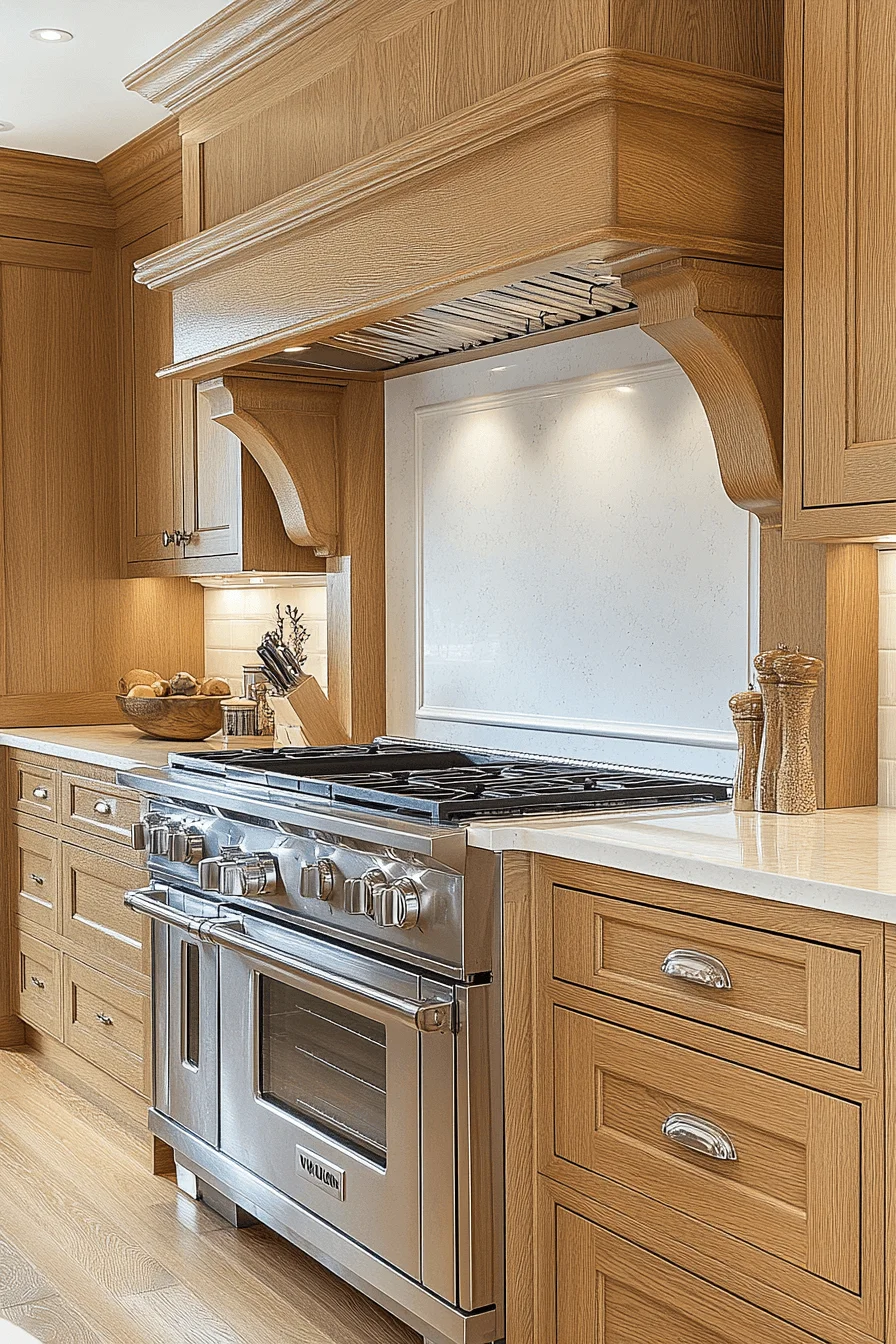 essential natural oak kitchen cabinets