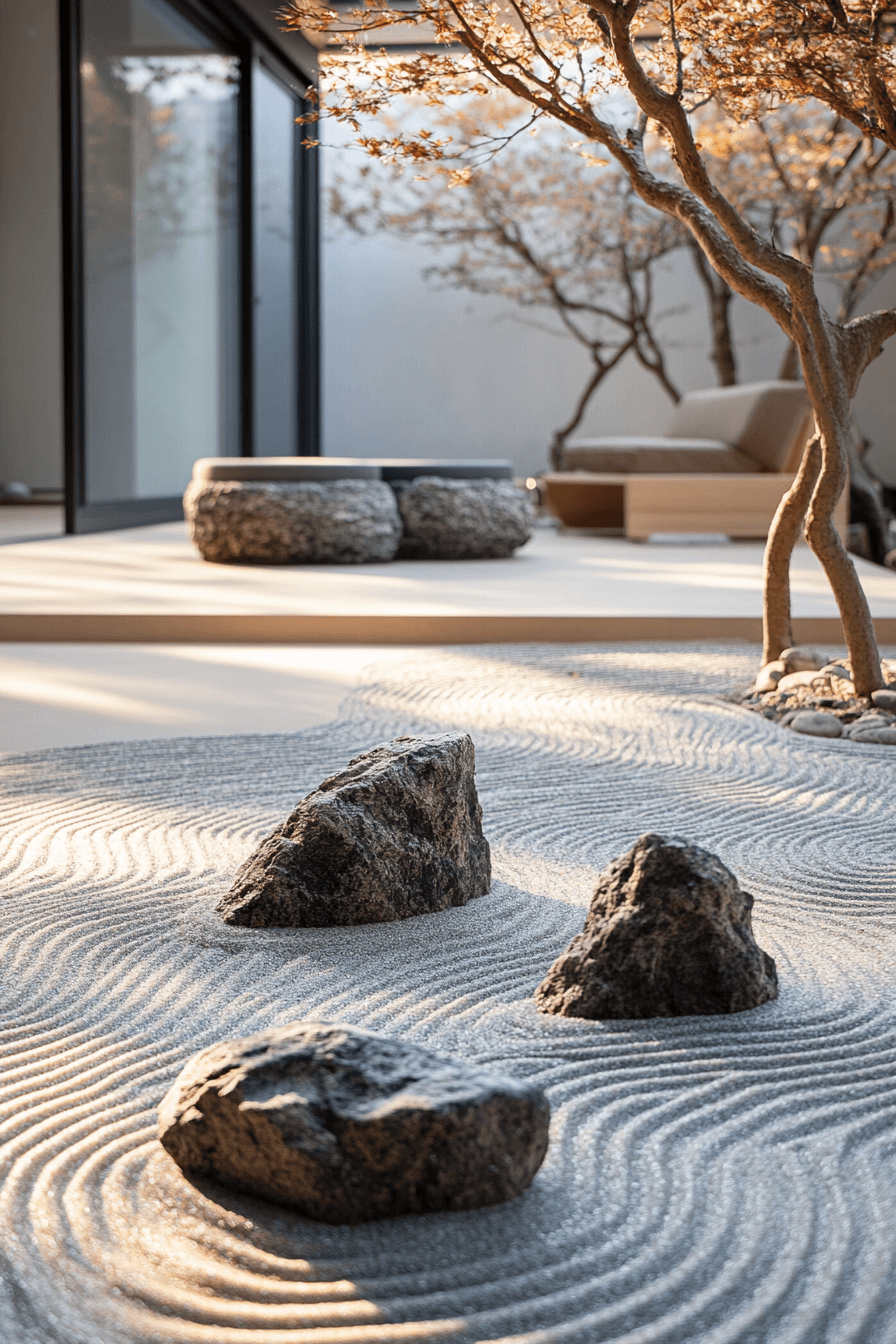 zen garden patio