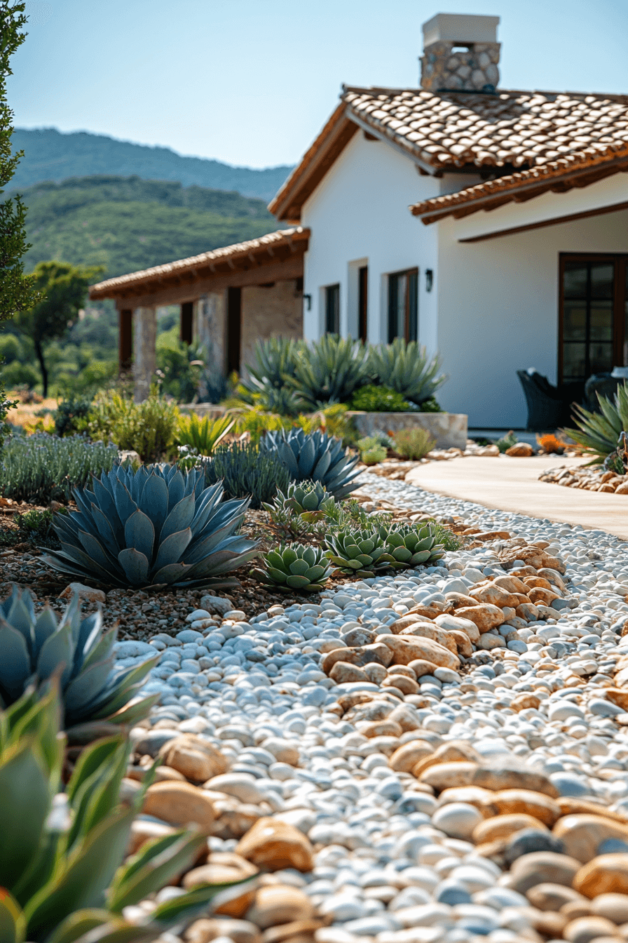 xeriscape patio garden