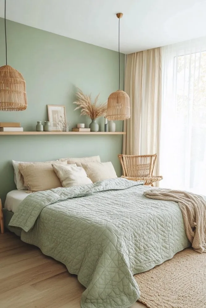 Boho Sage Green Decor