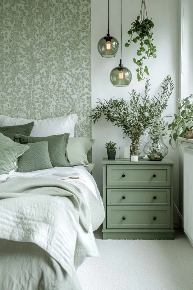 Sage Green Lampshades