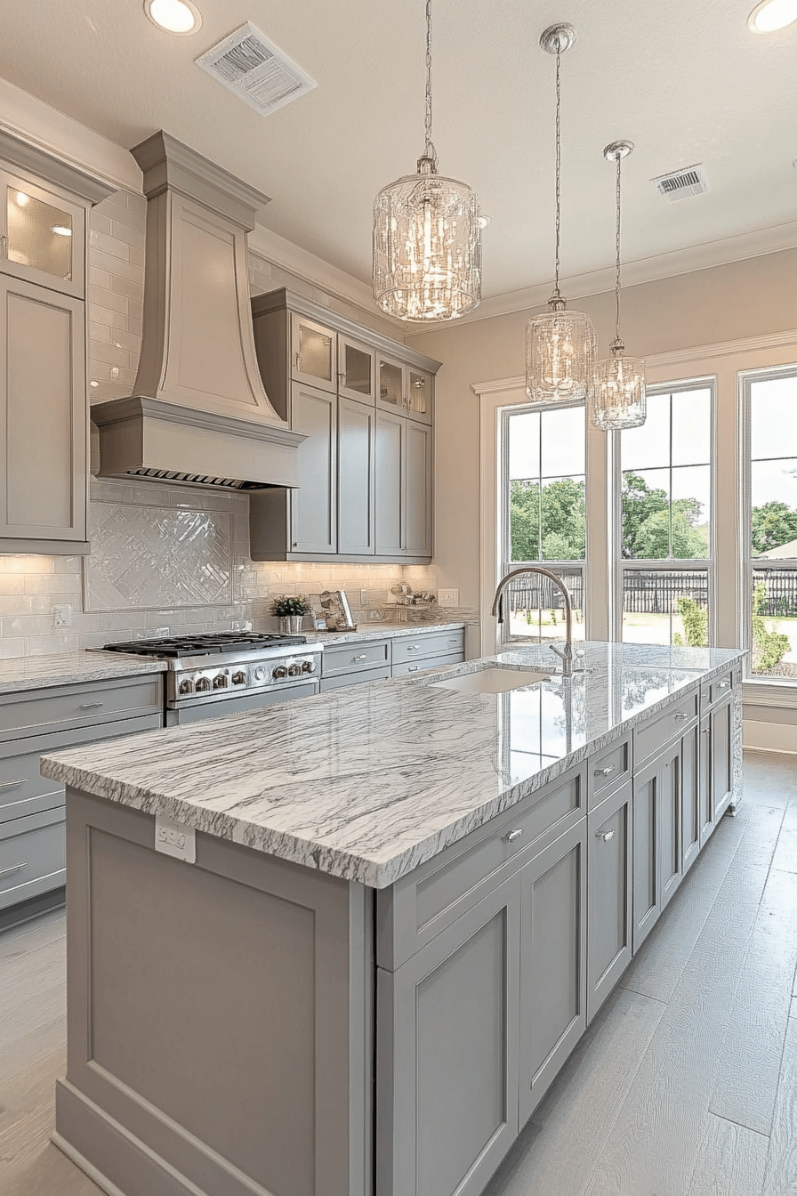 29 Light Gray Kitchen Cabinets for a Soft Yet Contemporary Feel 7 light gray kitchen cabinets