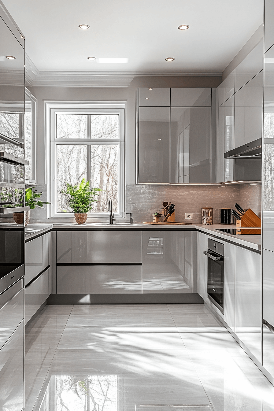 29 Light Gray Kitchen Cabinets for a Soft Yet Contemporary Feel 27 light gray kitchen cabinets