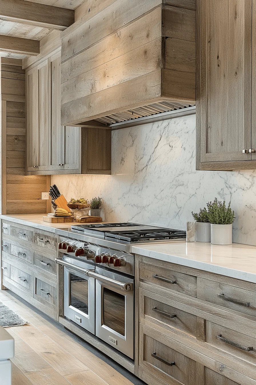 white oak kitchen cabinets