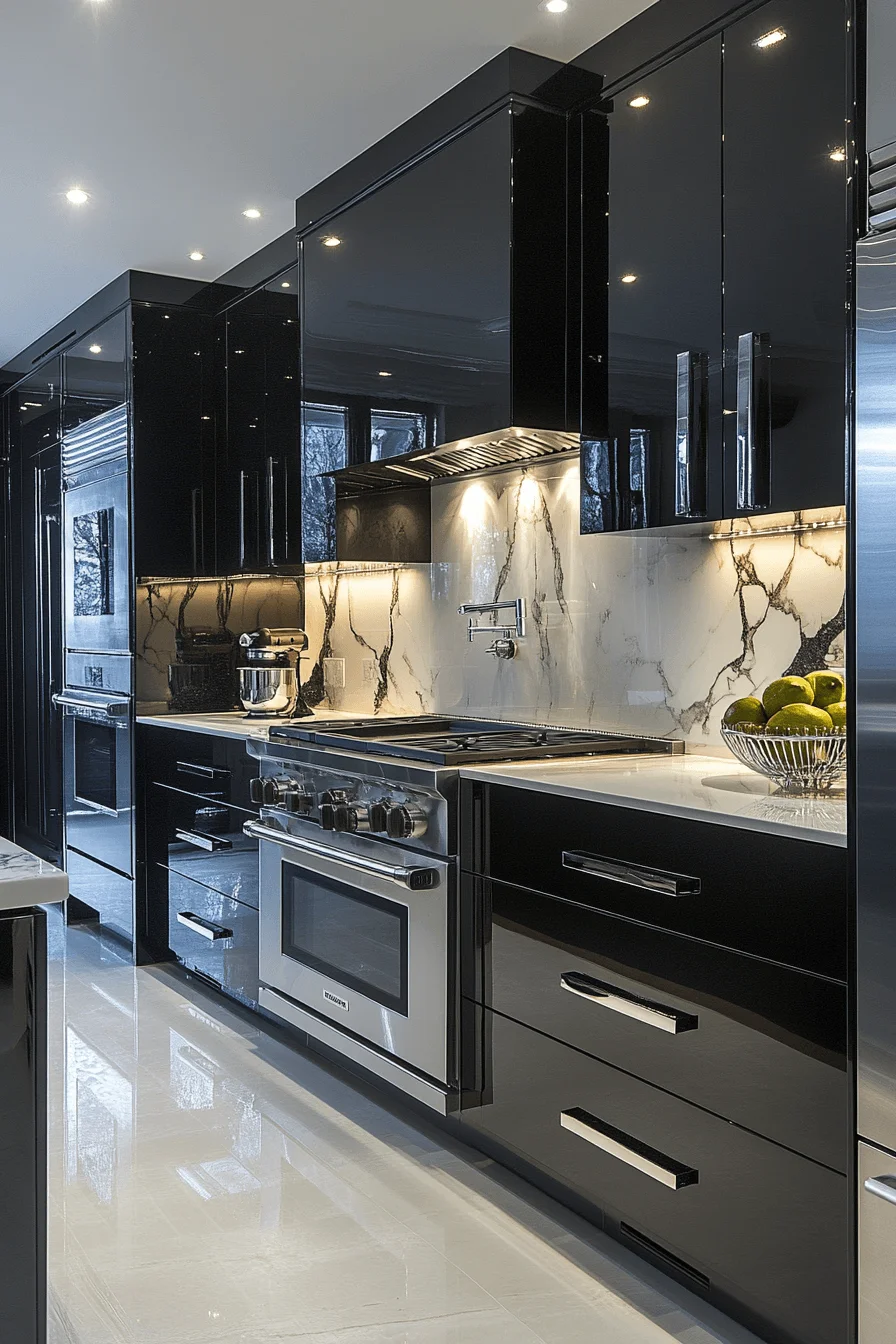 black and white kitchen ideas