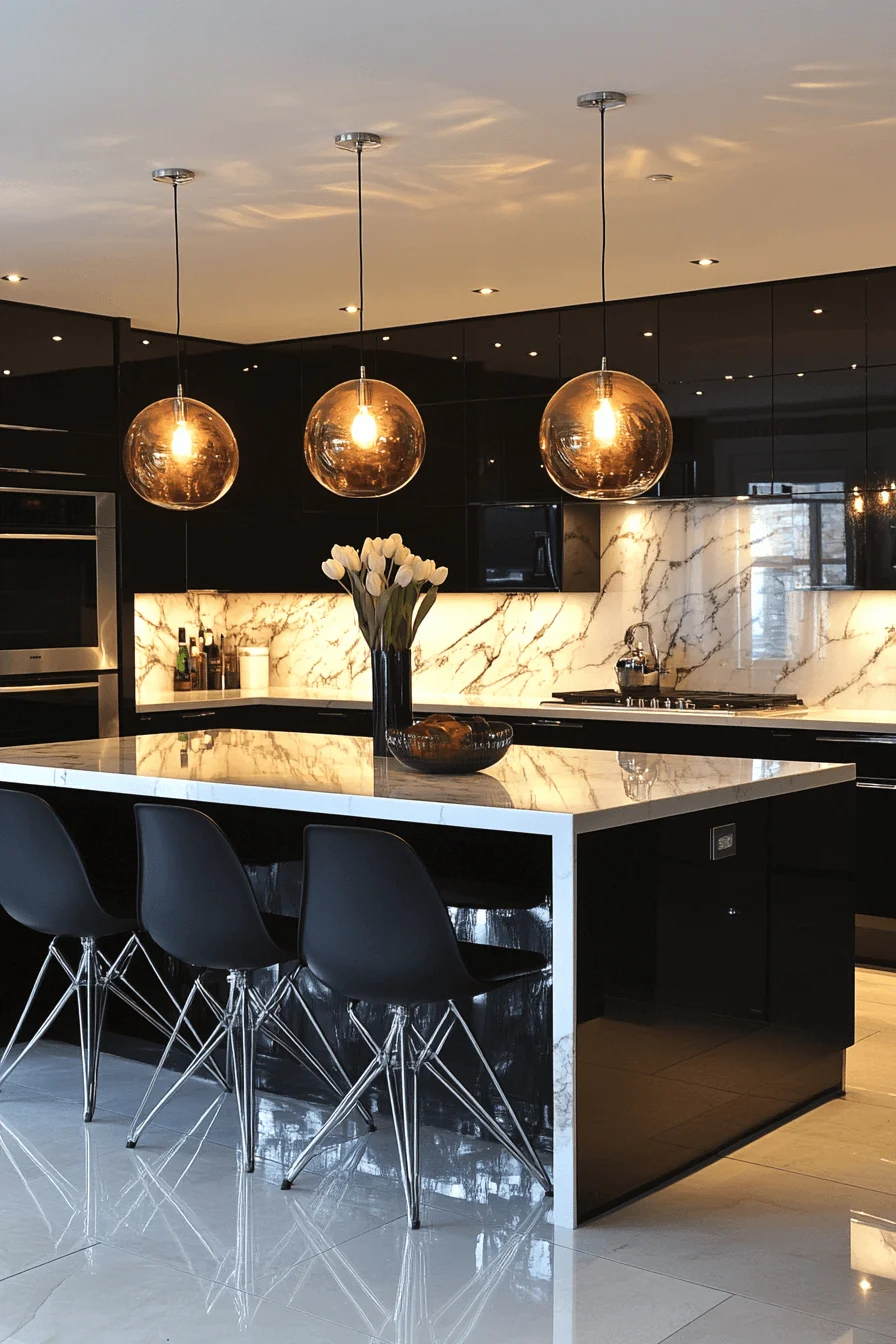 black and white kitchen ideas