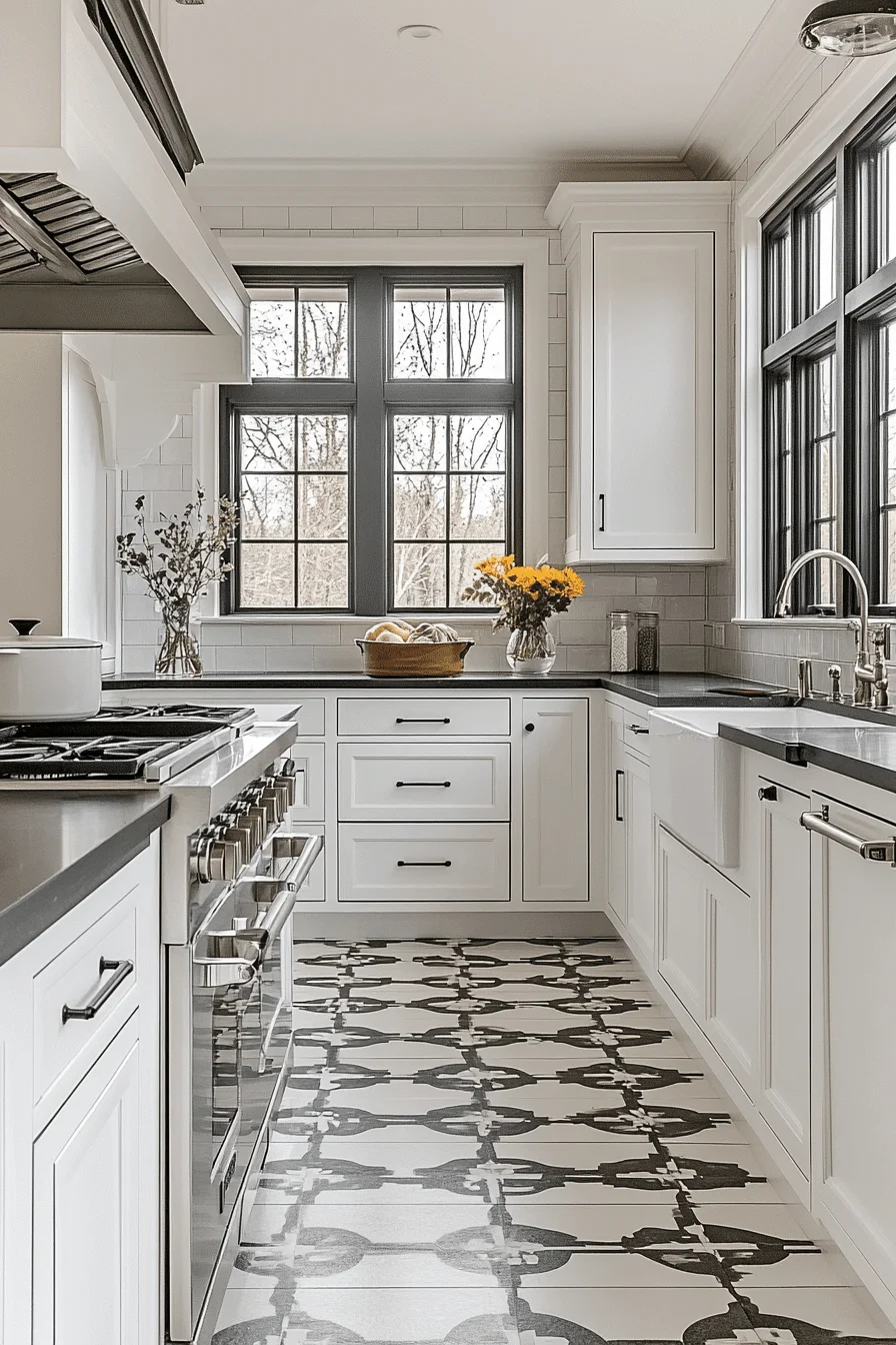 black and white kitchen ideas