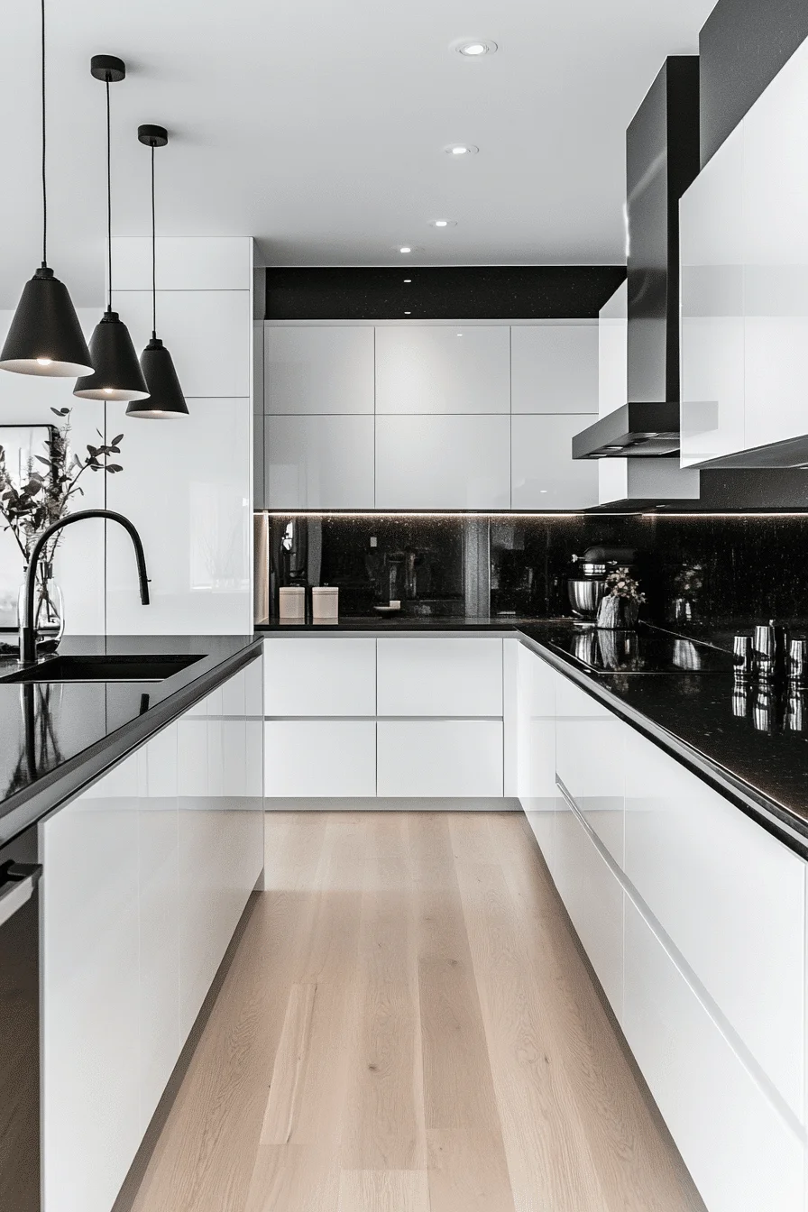 black and white kitchen ideas