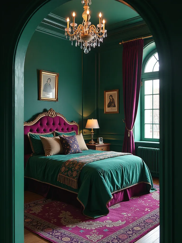 Minimalist zen boho bedroom with soft gray and pink tones, featuring bamboo elements